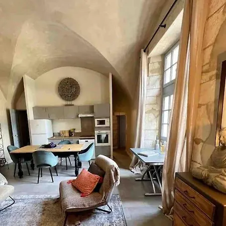 דירה Au Pays De Gide Feutre Dans Un Chateau Lussan (Gard)