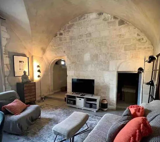 Au Pays De Gide Feutre Dans Un Chateau Apartmán Lussan (Gard)